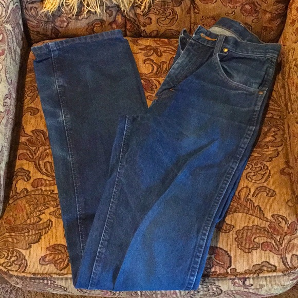 Mens Slim Fit Bootcut Wrangler Jeans - Picture 1 of 5